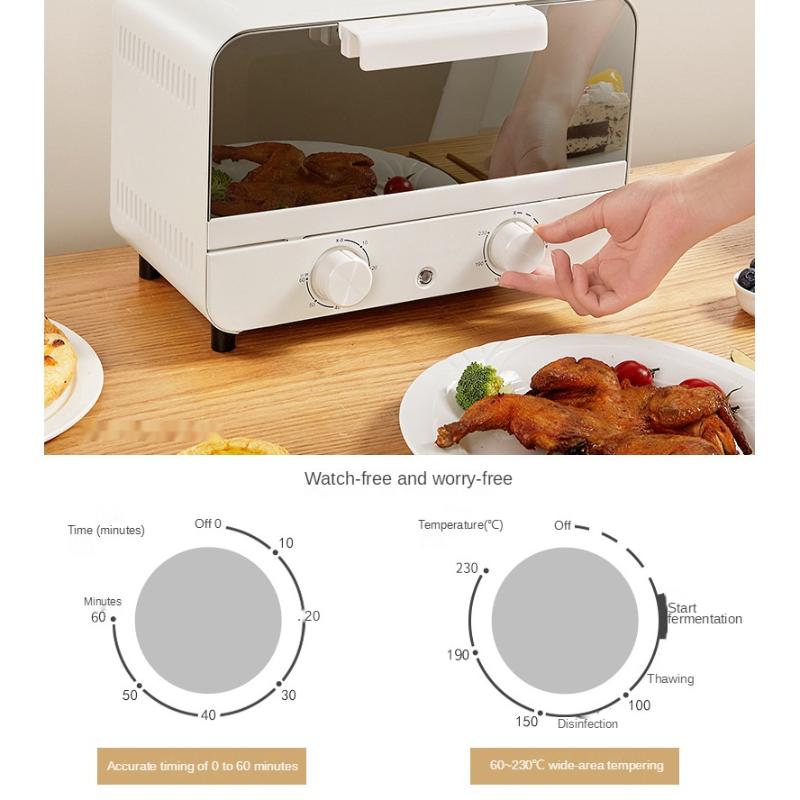 Мини-печь для жарки на воздухе, электрическая духовка 2 в 1, бытовая техника, многофункциональная печь для выпечки