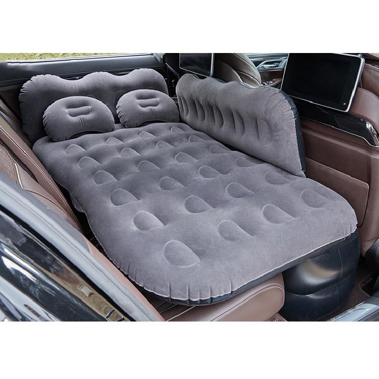 Car Travel Bed Air Inflatable Mattress Camping Sofa Automotive Rear Seat Rest Beds Inflable Sleeping Flocking Cushion