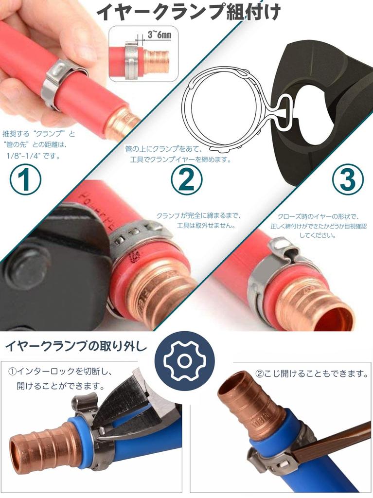 IWISS Ear Clamp Pliers Ratchet Type Hose Clamp Pliers for Fuel Intake Hose Fixation KG1096 Ear Hose Band Set with 30 Pieces System, System,