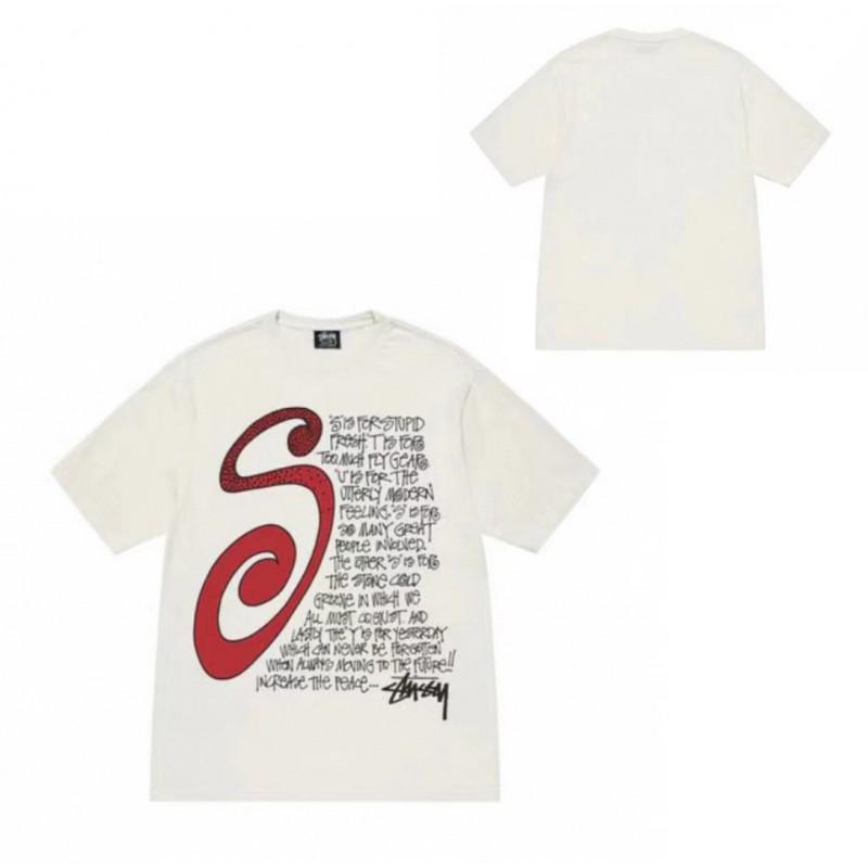 Short Sleeve T Shirt Couples Streetwear Casual Tee Letter Print Loose Fit Breathable
