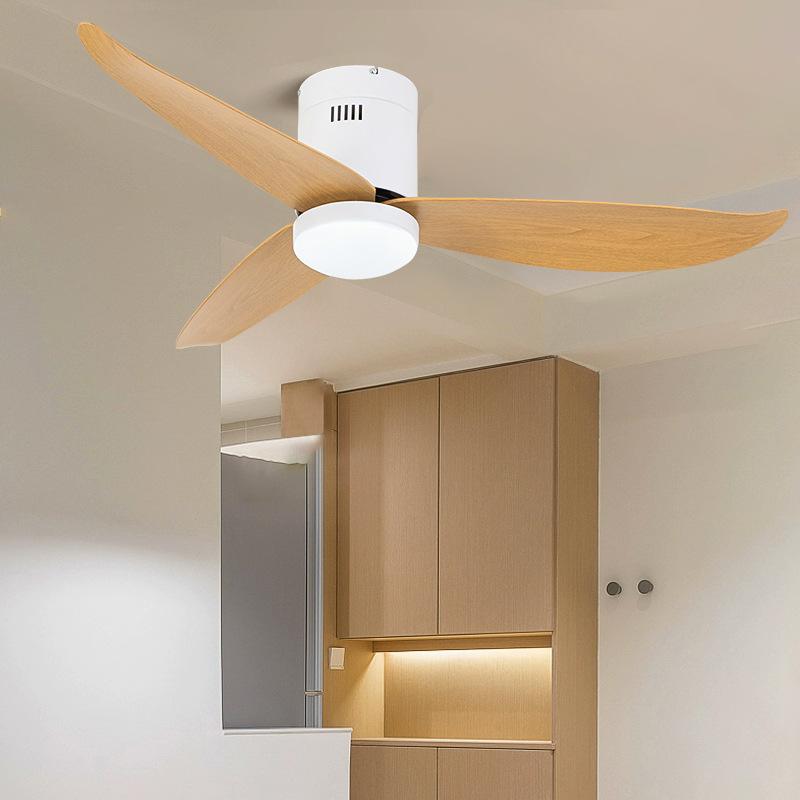 Ceiling Mounted Nordic Restaurant Fan Light New Minimalist Home Living Room Ceiling Fan Light Fan Ceiling Light