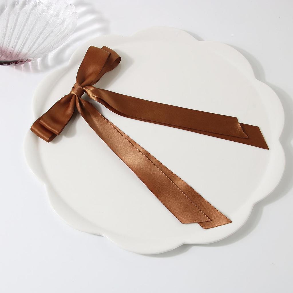 Заколка-уточка с бантом в балетном стиле 4 см: Дофаминовый Сладкий Плетеный Аксессуар для Волос