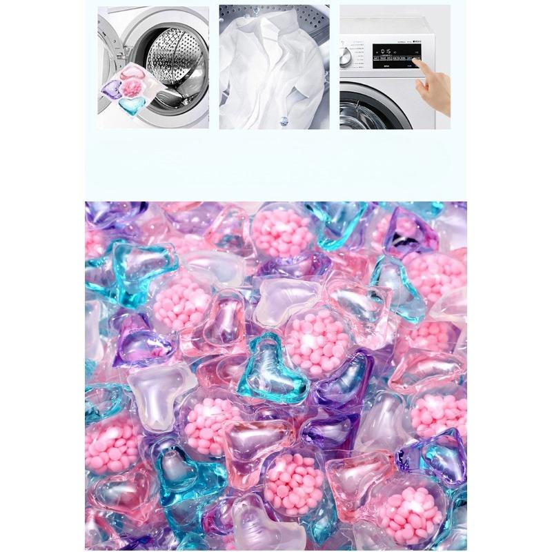 Five In One Box Laundry Beads Decontamination Soft Laundry Beads Lasting Fragrance Perfume Super Concentrated Laundry Detergent