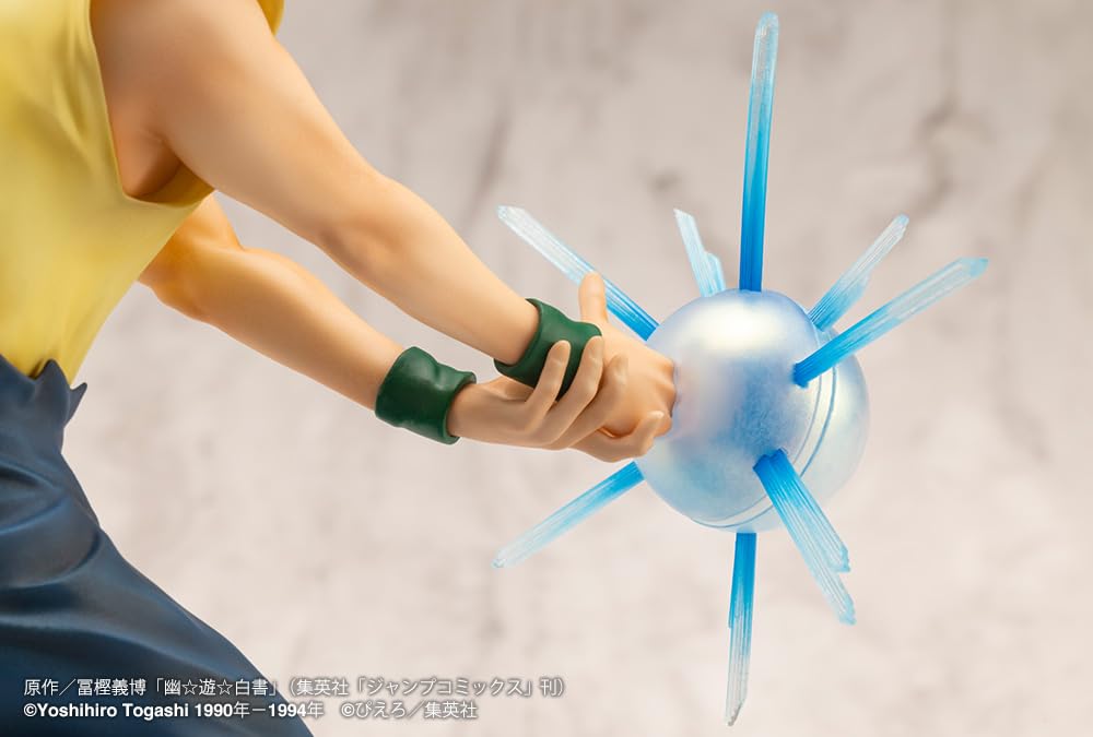 Kotobukiya Yu Yu Hakusho ARTFX J Yusuke Urameshi в масштабе, окрашенная в ПВХ готовая фигурка, версия 2, 1/8