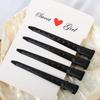 Mno Metal Black Hair Clip Hairpin Hairpin Half-up Hairpin Updo Hairpin Hairdressing Pin Ponytail Pin Cut Volume 1P