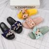 Ladies' New Slippers Fashion Casual Indoor and Outdoor Wear Flat-bottomed Summer Bowknot Sandals and Slippers