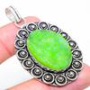 Titanium Druzy Gemstone 925 Sterling Silver Jewelry Pendant 2.44" For Her