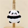 Stuffed Panda Keychain Cute Panda Keychain Soft Touch Plush Key Ring Bag Pendant Interior Accessories For Purses Bags