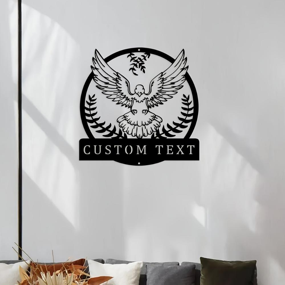 Dove Bird Metal Wall Art Vintage Home Decor Office Gift