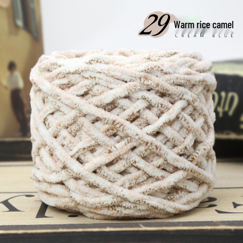 Толстая пряжа Ice Wool для вязания одеял, тапочек, шейных платков и шарфов