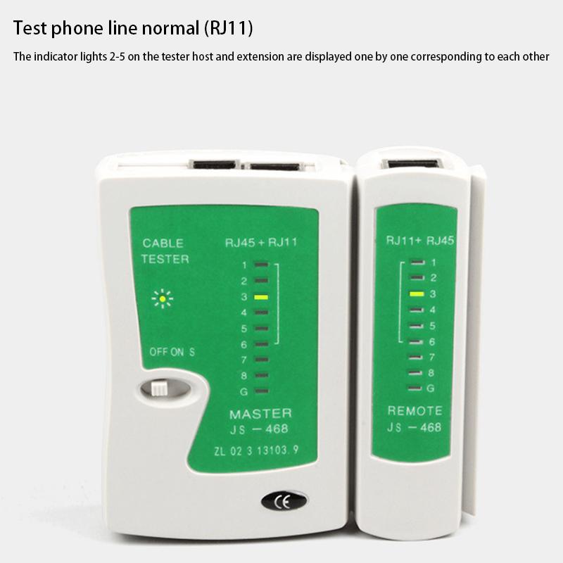 Тестер сетевого кабеля Rj45 Rj11 Cat5 Cat6 Utp Lan Cable Tester Tool Сетевой провод Телефонный кабель Линейный детектор Трекер Инструмент
