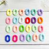 Acrylic U-Shaped Open Ring 14x20mm Macaron Color DIY Chain Buckle Jewelry Accessory