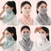 Scarf Fishing Sun UV Protection Unisex Face Cover Triangular Scarf Sunscreen Veil Ice Silk Mask