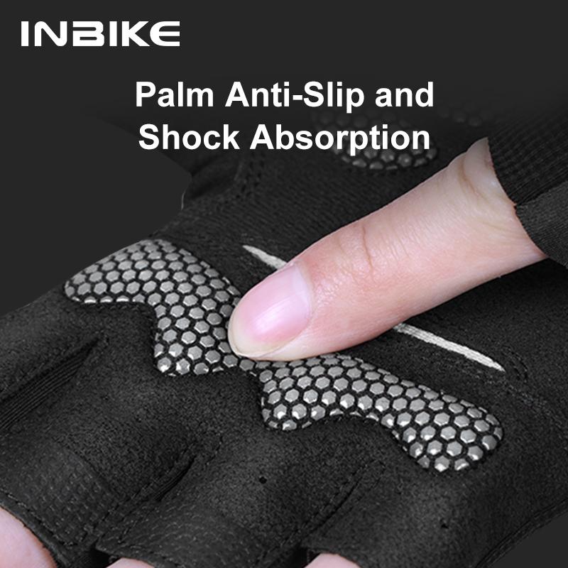 INBIKE Half Finger Cycling Gloves 2025 Summer Unisex Breathable Cushioning Abrasion-resistant MTB Road Mountain Bike Accessories