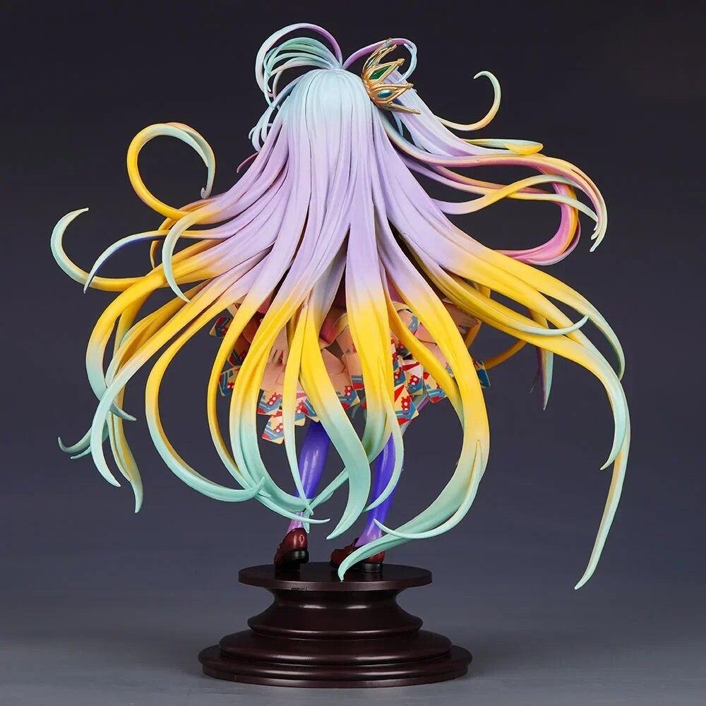 No Game No Life Figurine Shiro Yuu Kamiya Figure Art Works Pvc Action Figure Toy Collection Model Doll Christmas Gifts