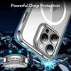 Coque - E.F.CONNECTION - pour iPhone 14 Pro Max - Anneau Magnétique - Transparent - 2 Verres Trempés