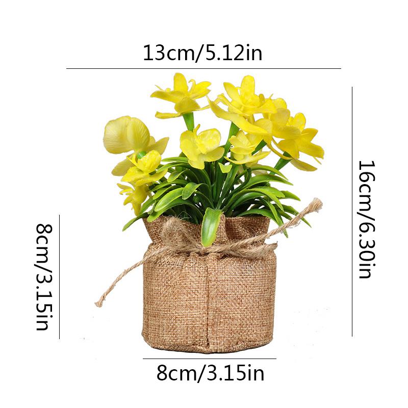 Стол в горшке Маленькие искусственные растения в горшках из дерева Бонсай Мини Искусственные цветы Растения для гостиной