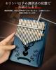 Калимба «Лунная река», 17 клавиш, Предварительно настроенная, С разметкой нот, Пальцевое пианино, Включает японские ноты, Набор инструментов для начинающих (Индиго)