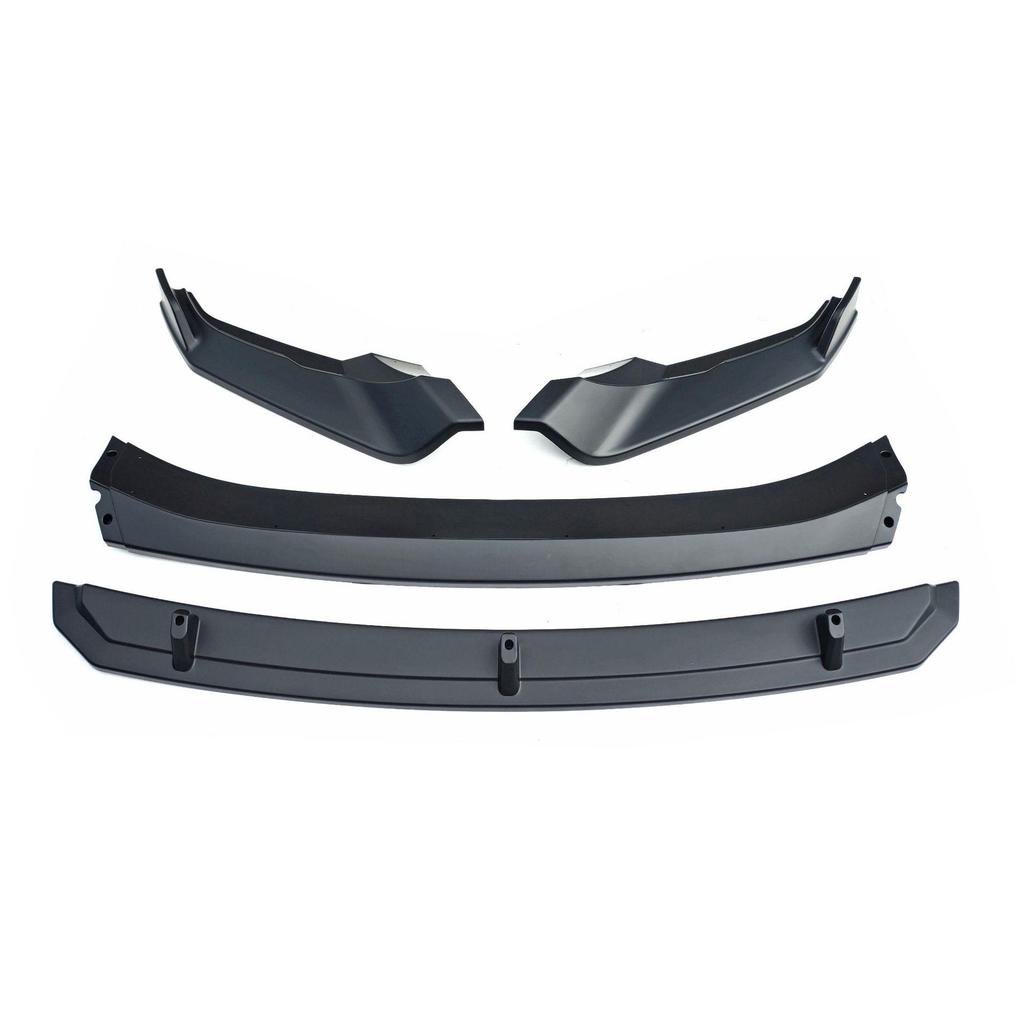 Подходит для 2022 Volkswagen Tiguan L R-Line Передний сплиттер Спортивный лип-спойлер