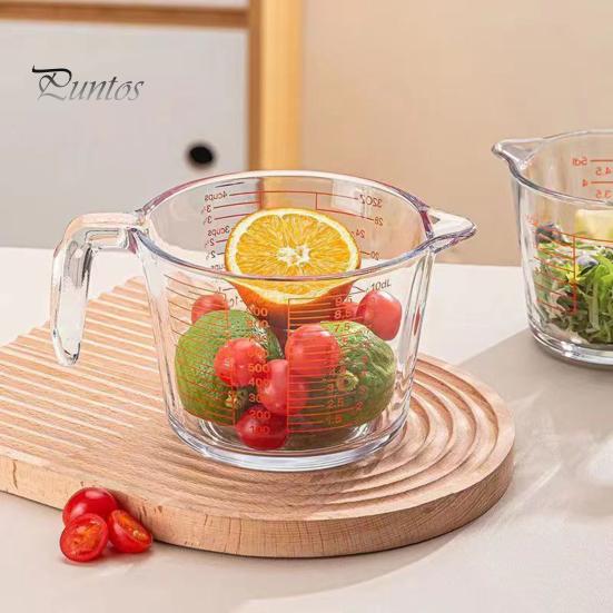 Стеклянный мерный стакан с ручкой и V-образным носиком, стеклянные кувшины для эспрессо, прозрачные весы, мерные кувшины для унций, кружка для смешивания для бара, вечеринки, вина, молока