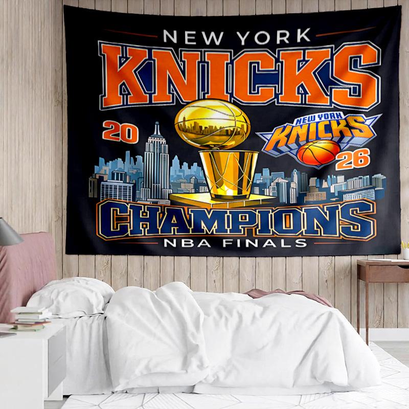 Knicks logo Tapestry for Bedroom Aesthetic Classroom Tapestries Wall Hanging for Living Room Dorm Office,Ideal Creative Gift