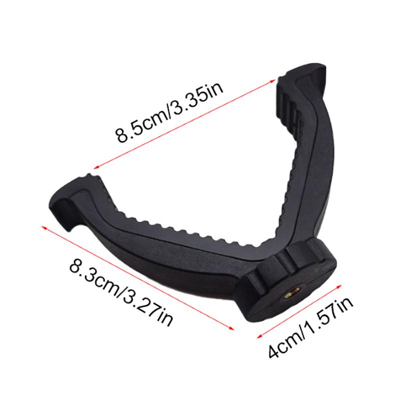 Тактический сверхпрочный V-образный упор для стрельбы, держатель, верхнее крепление с резьбой 1/4 для охотничьего штатива, сошки, монопода