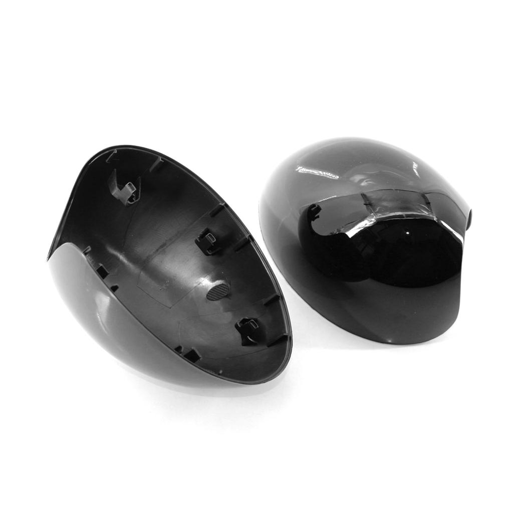 Side Mirror Cover Set L+R Pair Door Wing Mirror Cover Casing Replacement for Mini R55 R56 R57 R58