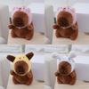 Adorable Capybara Plush Toy Bag Charm Soft Stuffed Animal Doll With Cute Design