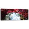 Canvas Print, Waterfall Nature Red