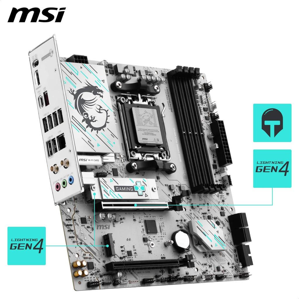 MSI B840M GAMING PLUS WIFI6E Micro-ATX Gaming Motherboard MB6805