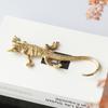 Modern Creative Brass Golden Lizard Ornaments Model Room Hotel Villa Living Room Office Light Luxury Soft Decorations