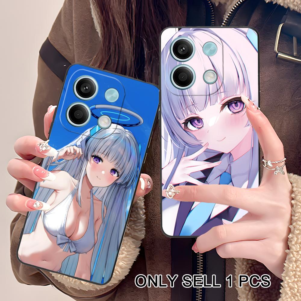 Blue Archive Ushio Noa Matte TPU Mobile Phone Case for POCO M7Durable Heavy Duty Case Pro GT 5G Colorful Printing Cover