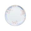 Okura Art Pottery, 19cm Dogwood Cake Plate, Premium Porcelain, Made In Japan, Floral Dogwood Design, Perfect As a Gift or Celebration, 113H/5321