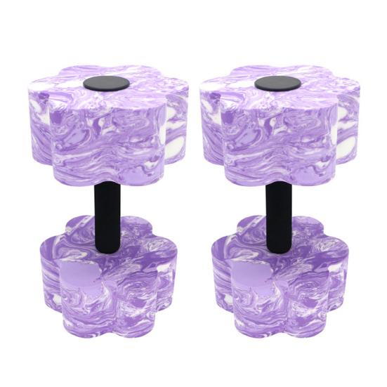 1/2Pcs Water Aerobic Dumbbells Set High-Density EVA Foam Fitness Barbells Lightweight Pool Weights Dumbbells