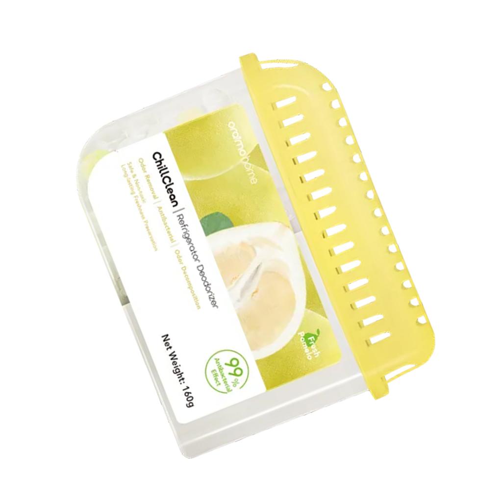 Oraimo ChillClean Дезодоратор для холодильника с натуральным ароматом, Антибактериальный, Двухкамерная конструкция, Эффективное устранение запахов,