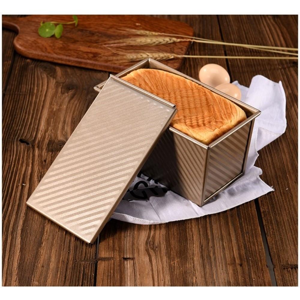 Rectangle Shape Loaf Pan with Cover Bread Tray Bread Baking Mould Oven Cake Baking Making Tool