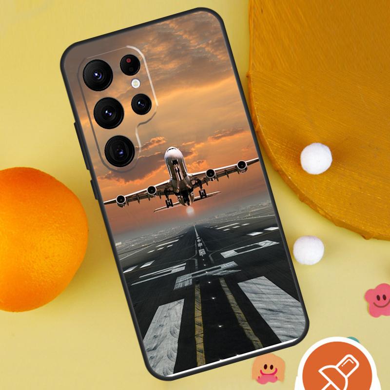Чехол для телефона Пилот самолета Для Samsung Galaxy S25 Ultra S24 S22 S21 Ultra S9 S10 S20 Plus S23 FE Funda Чехол