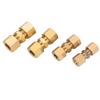 3 4 5 6 8 10-42мм1/8" 3/16" 1/4" 5/16" 3/8"-7/8" Дюймовый Трубный Компрессионный Соединитель Латунный Фитинг Трубопровода Соединитель Масляной Системы Смазки