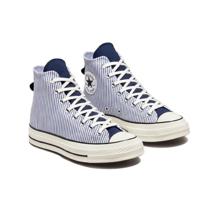 Converse Кроссовки унисекс Chuck 70 Indigo Hickory Stripes Blue Egret Black A00472C