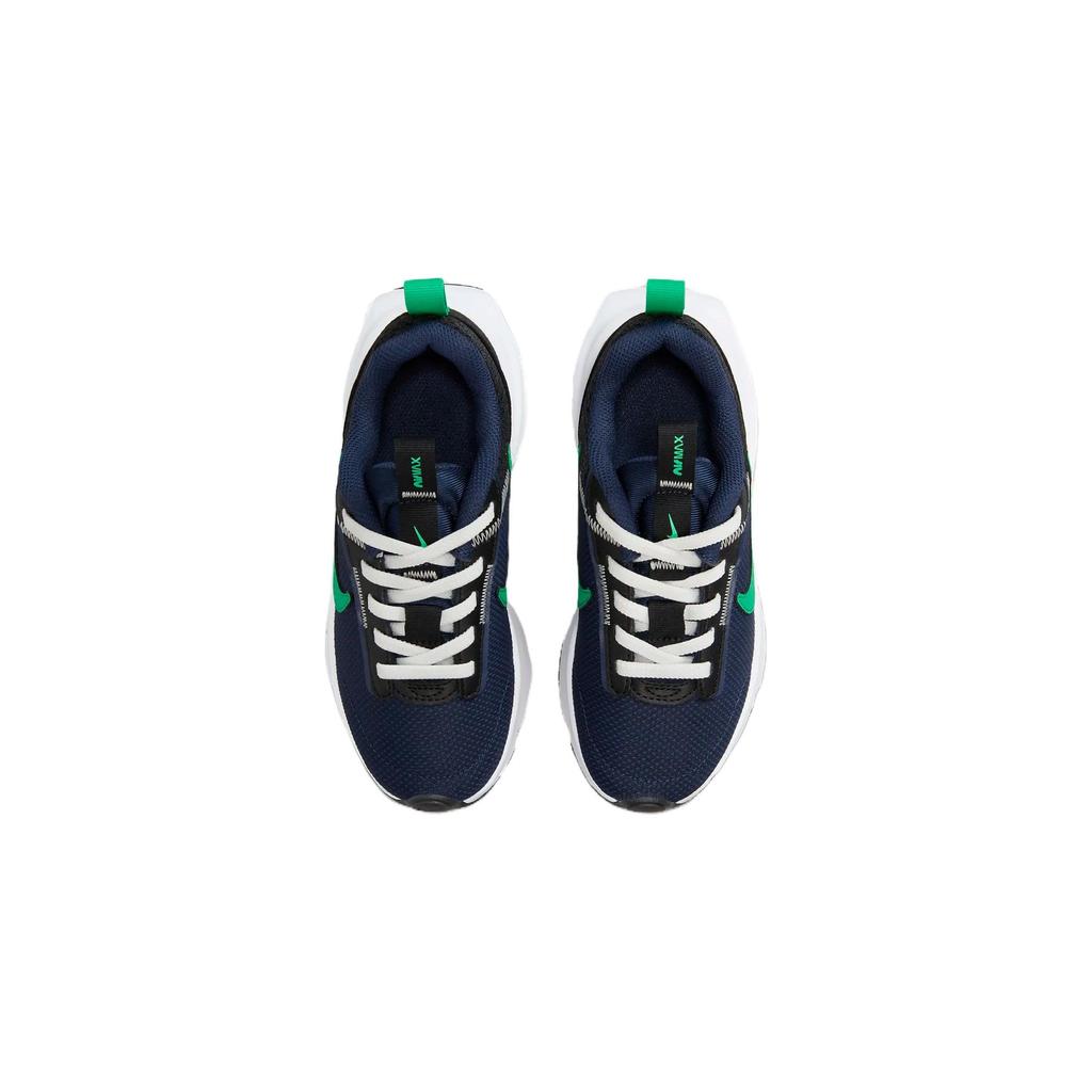 Nike Кроссовки Air Max Interlock PS Midnight Navy Stadium Green для детей, синие, черные, Summit-White DH9394-402