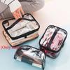Clear Portable Waterproof Travel Pouch PVC Toiletry Case Cosmetic Bag