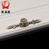KAK 120MM Бронзовые Ручки Кухонная Дверь Шкаф Цинковый Сплав Европейский Современный Шкаф Мебель Ручки для Ящиков Ручки для Шкафов Фурнитура