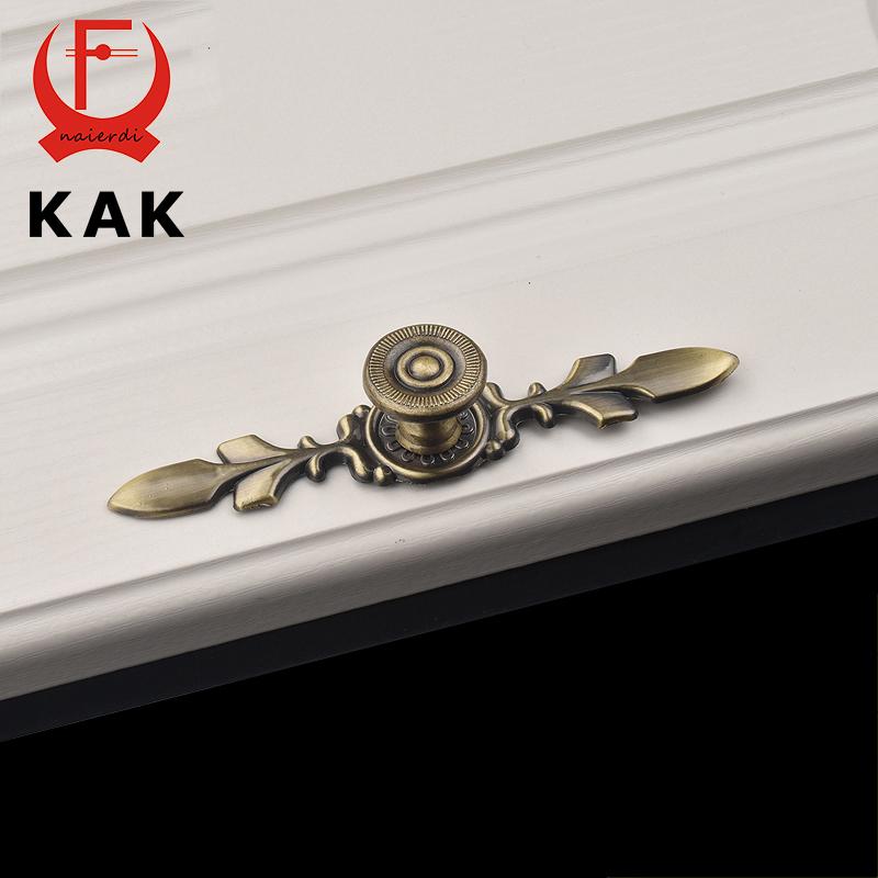 KAK 120MM Бронзовые Ручки Кухонная Дверь Шкаф Цинковый Сплав Европейский Современный Шкаф Мебель Ручки для Ящиков Ручки для Шкафов Фурнитура