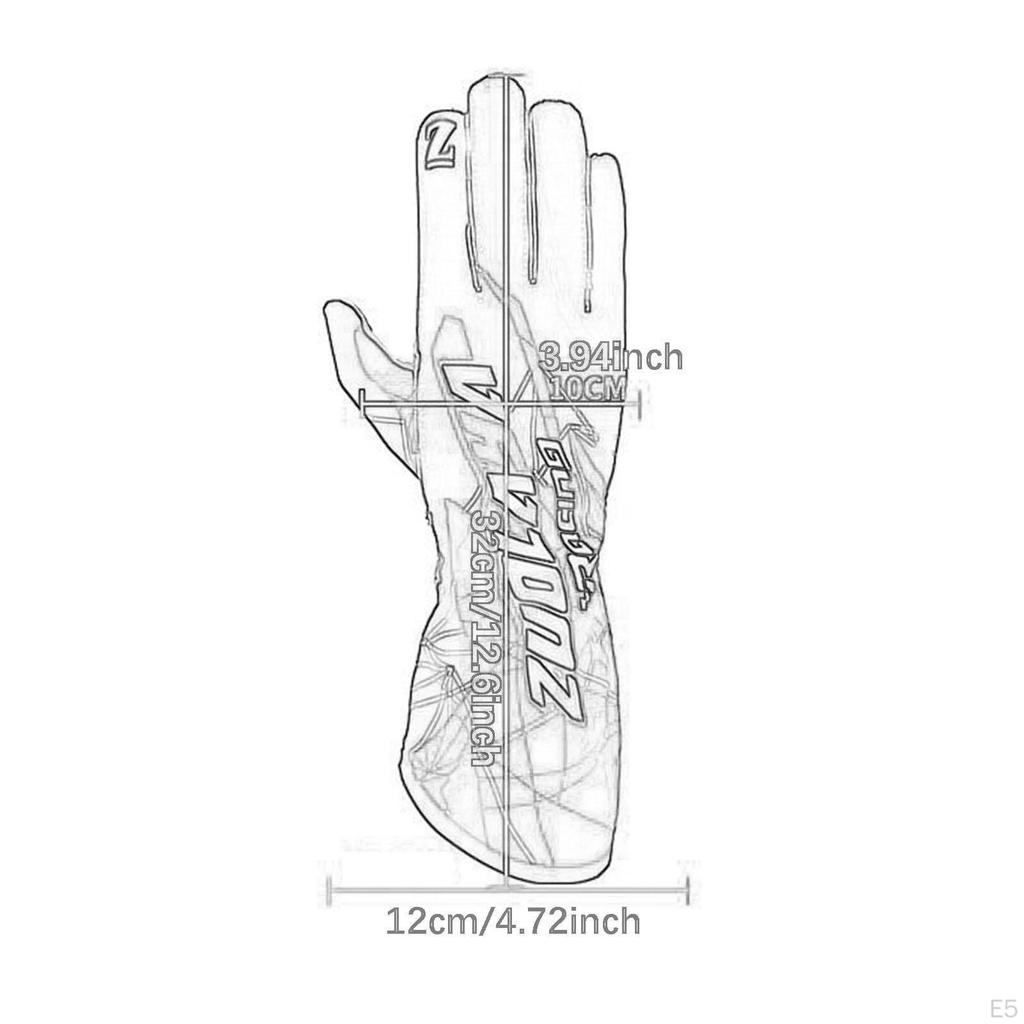 Racing Gloves Comfort Windproof Breathable for Hiking Snowing Outdoor Sports