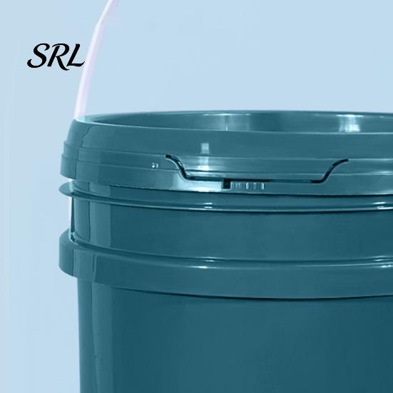 Garden Watering Bucket Round Plastic with Comfortable Grip Handle, Stackable Space Saving Nested Pail Multipurpose Container, Liquid Storage for Home