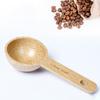 Столовая ложка Мерная ложка из орехового дерева Ложка для кофейных зерен Портативная деревянная ложка из бука Кухня