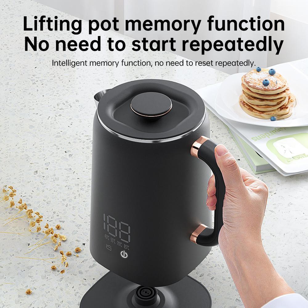 Электрический чайник-бойлер для воды 57,5 унций для кипячения воды для чая 5 уровней контроля температуры автоматическое отключение AVE