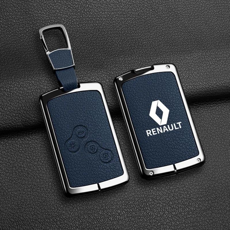 2026 Hot For Renault Interior Stickers Zinc Alloy Car Key Case Cover Shell For Renault Scenic Clio Laguna 2 3 4 5 Kangoo Fluence