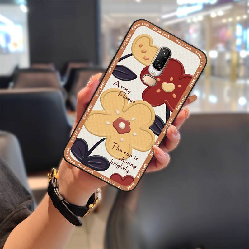 Full Wrap Protective Phone Case For OnePlus 6/1+6 Shockproof Soft Case Cartoon Cute Silicone Dirt-resistant Durable TPU