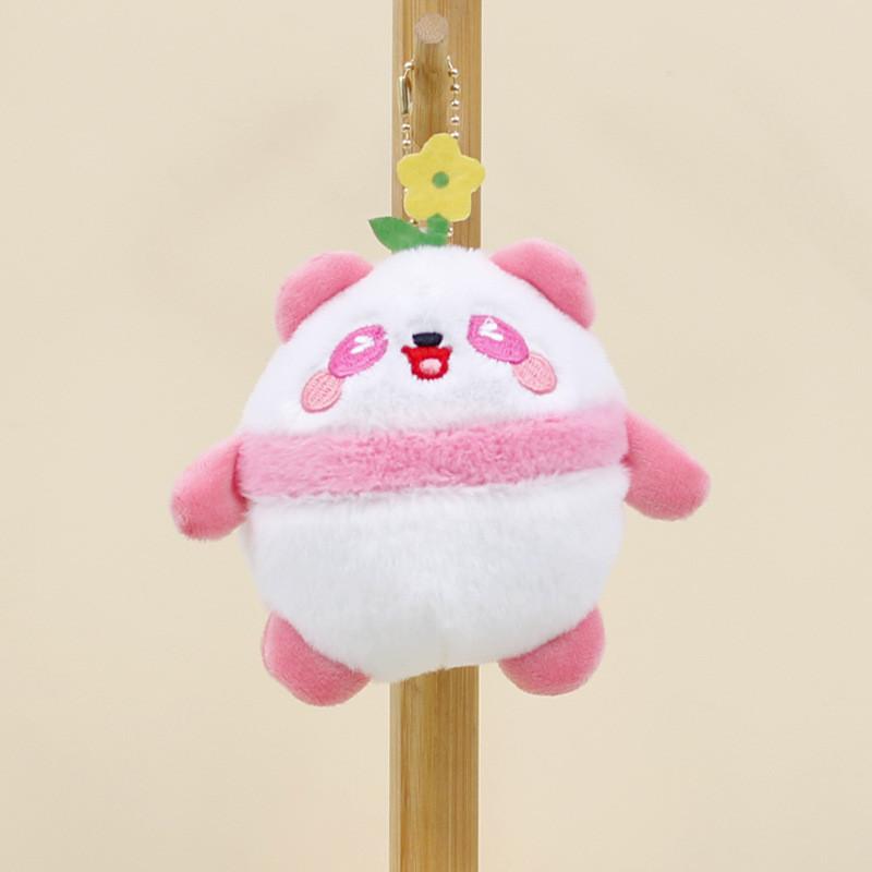 Милый плюшевый брелок в виде панды, коротковорсовая мягкая игрушка для пар